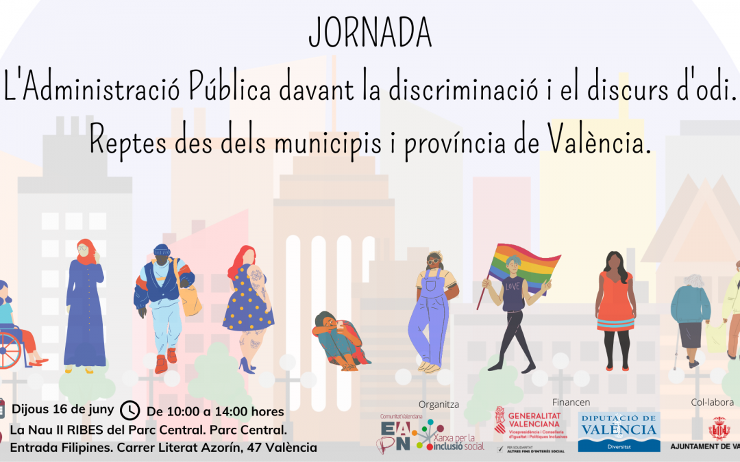 EAPN CV analitzarà reptes dels municipis i la Diputació de València davant la discriminació i l’odi