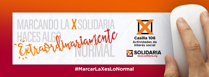 El 11 de mayo presentamos el acto central de la XSolidaria en la Comunitat Valenciana #MarcarLaXesloNormal
