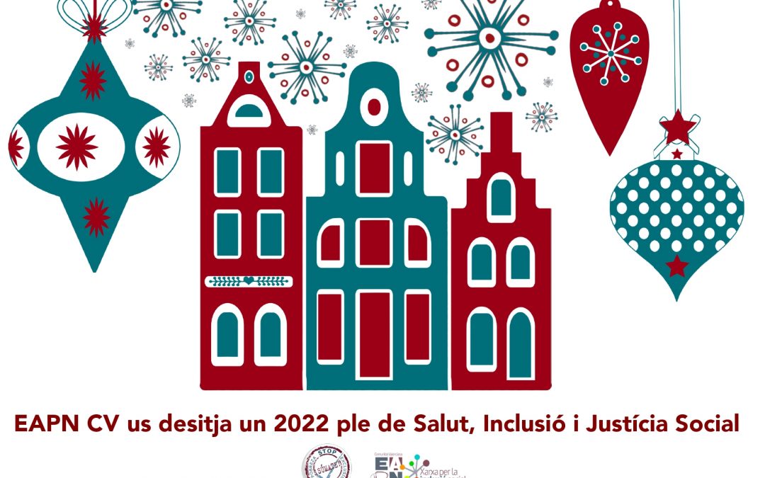 EAPN CV us desitja un 2022 ple de Salut, Solidaritat, Inclusió i Justícia Social